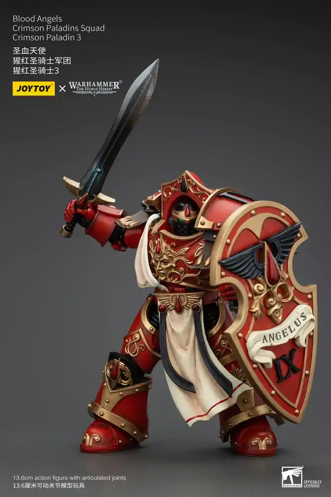 Warhammer The Horus Heresy akcijska figura 1/18 Blood Angels Crimson Paladins Squad Crimson Paladin 3 14 cm fotografija proizvoda