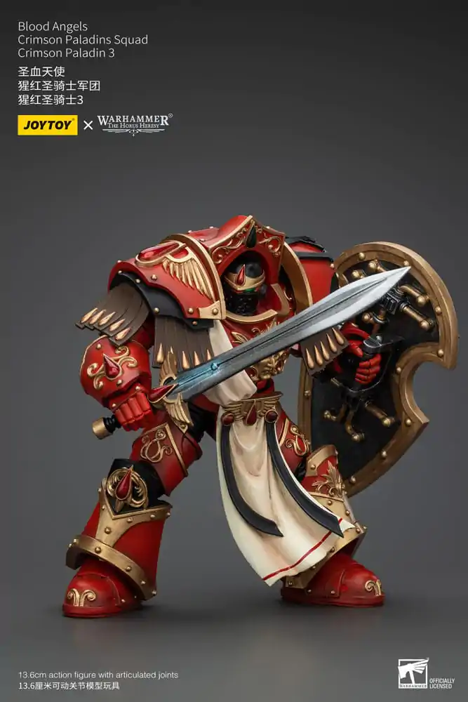 Warhammer The Horus Heresy akcijska figura 1/18 Blood Angels Crimson Paladins Squad Crimson Paladin 3 14 cm fotografija proizvoda