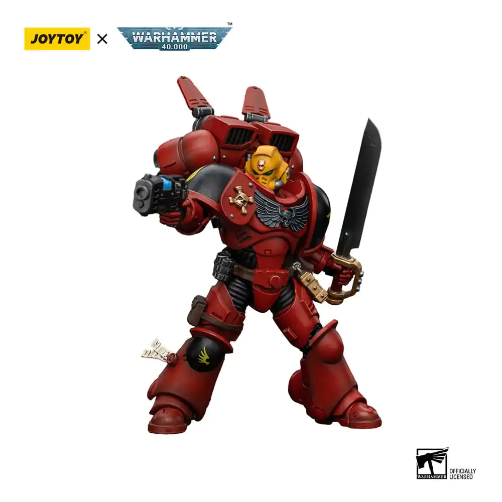 Warhammer The Horus Heresy akcijska figura 1/18 Blood Angels Jump Pack Intercessors Narednik s plazma pištoljem 12 cm fotografija proizvoda