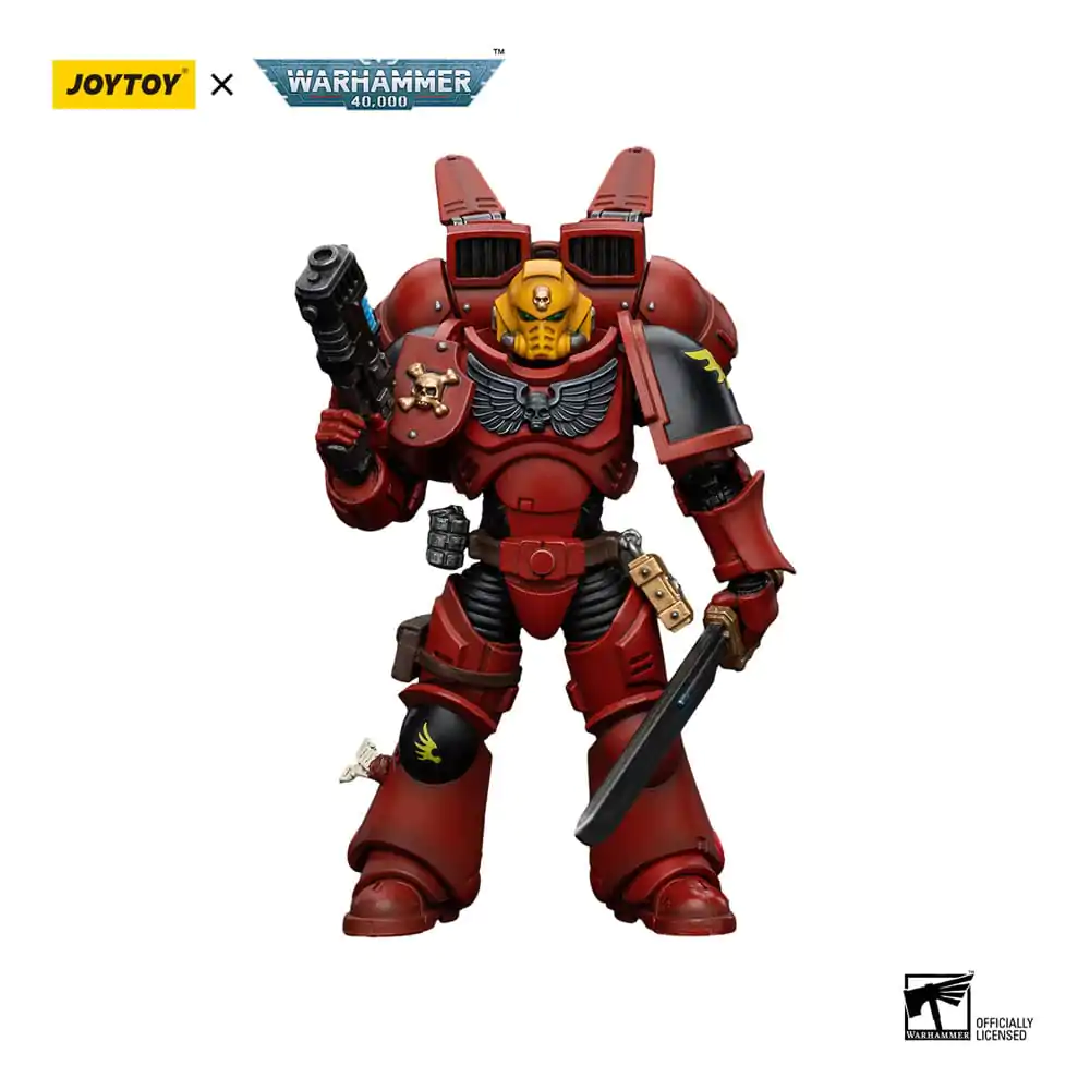 Warhammer The Horus Heresy akcijska figura 1/18 Blood Angels Jump Pack Intercessors Narednik s plazma pištoljem 12 cm fotografija proizvoda