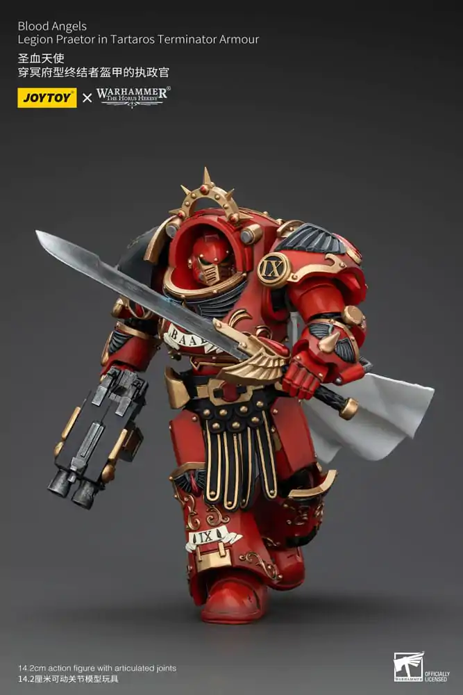 Warhammer The Horus Heresy akcijska figura 1/18 Blood Angels Legion Praetor in Tartaros Terminator oklopu 14 cm fotografija proizvoda