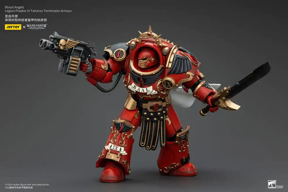 Warhammer The Horus Heresy akcijska figura 1/18 Blood Angels Legion Praetor in Tartaros Terminator oklopu 14 cm fotografija proizvoda