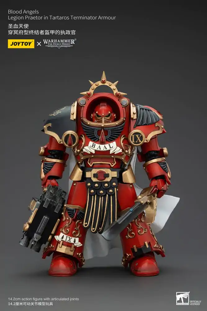 Warhammer The Horus Heresy akcijska figura 1/18 Blood Angels Legion Praetor in Tartaros Terminator oklopu 14 cm fotografija proizvoda