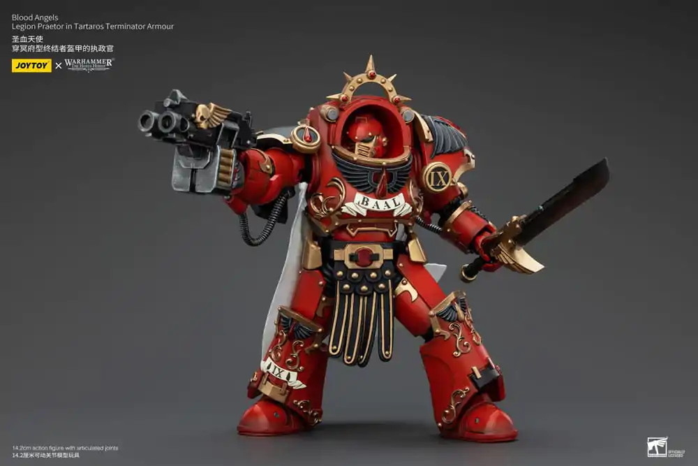 Warhammer The Horus Heresy akcijska figura 1/18 Blood Angels Legion Praetor in Tartaros Terminator oklopu 14 cm fotografija proizvoda