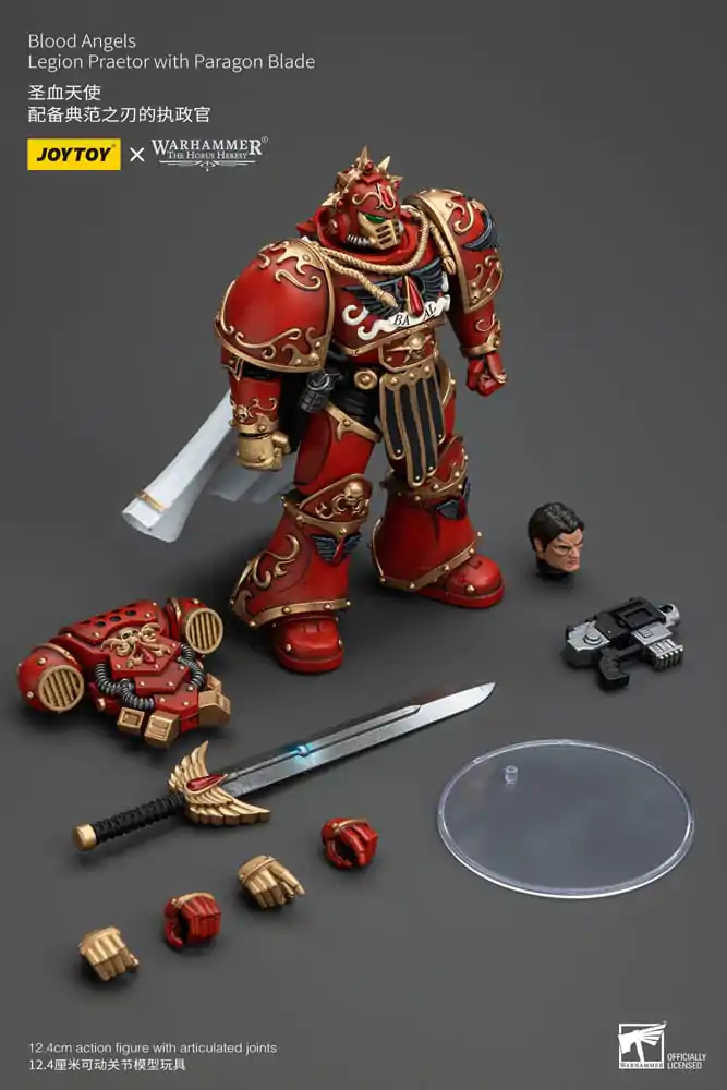 Warhammer The Horus Heresy akcijska figura 1/18 Blood Angels Legion Praetor s Paragon Blade 13 cm fotografija proizvoda