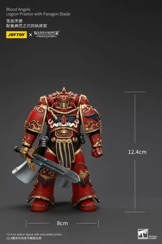 Warhammer The Horus Heresy akcijska figura 1/18 Blood Angels Legion Praetor s Paragon Blade 13 cm fotografija proizvoda