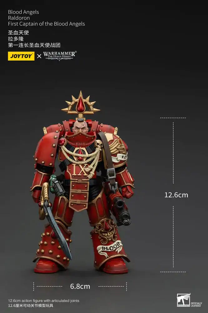 Warhammer The Horus Heresy akcijska figura 1/18 Blood Angels Raldoron First Captain of the Blood Angels 13 cm fotografija proizvoda