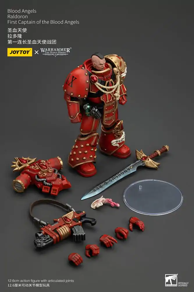 Warhammer The Horus Heresy akcijska figura 1/18 Blood Angels Raldoron First Captain of the Blood Angels 13 cm fotografija proizvoda