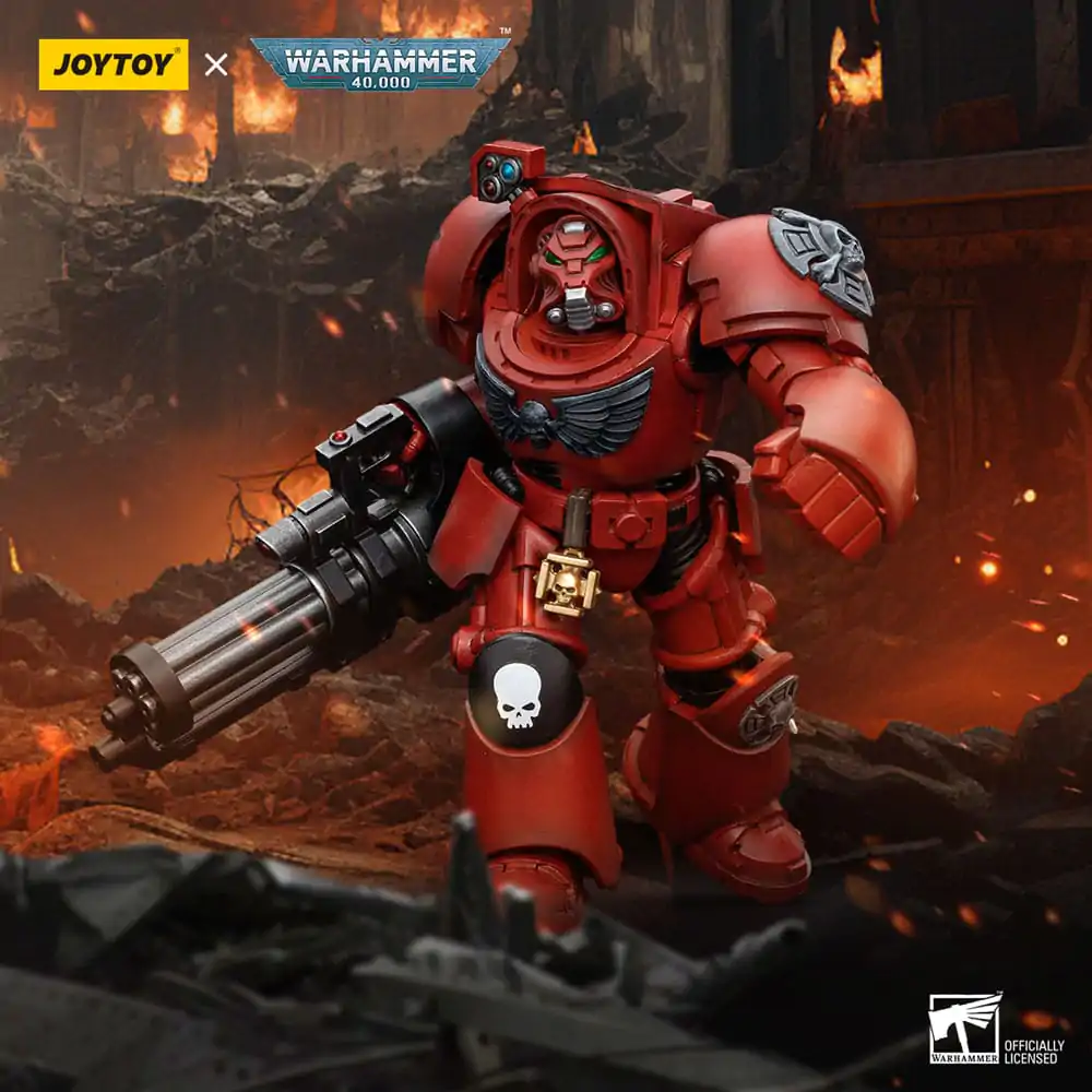 Warhammer The Horus Heresy akcijska figura 1/18 Blood Angels Terminator Squad Terminator s jurišnim topom 14 cm fotografija proizvoda
