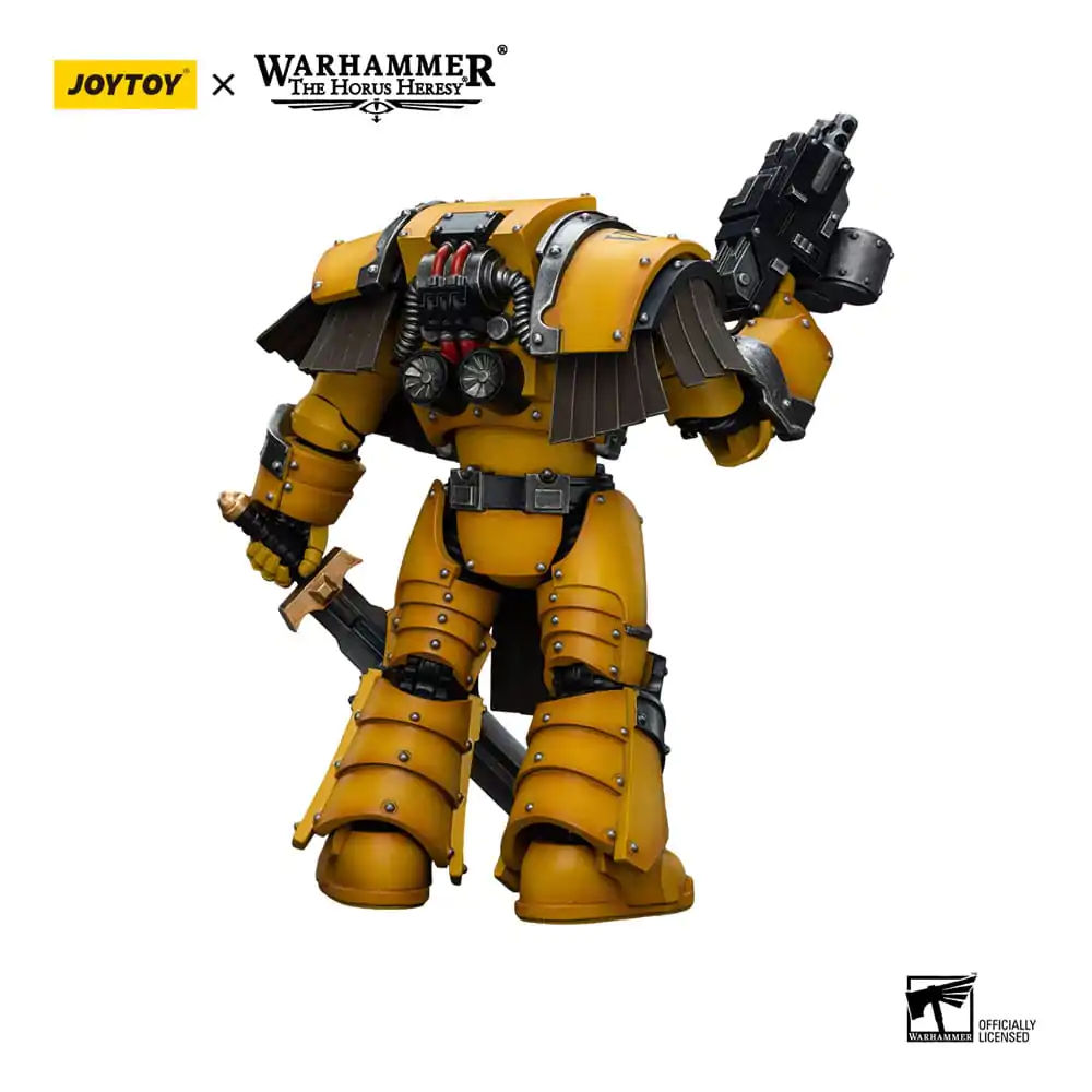 Warhammer The Horus Heresy akcijska figura 1/18 Imperial Fists Legion Cataphractii Terminator Squad Legion Cataphractii Narednik s Power Sword 12 cm fotografija proizvoda