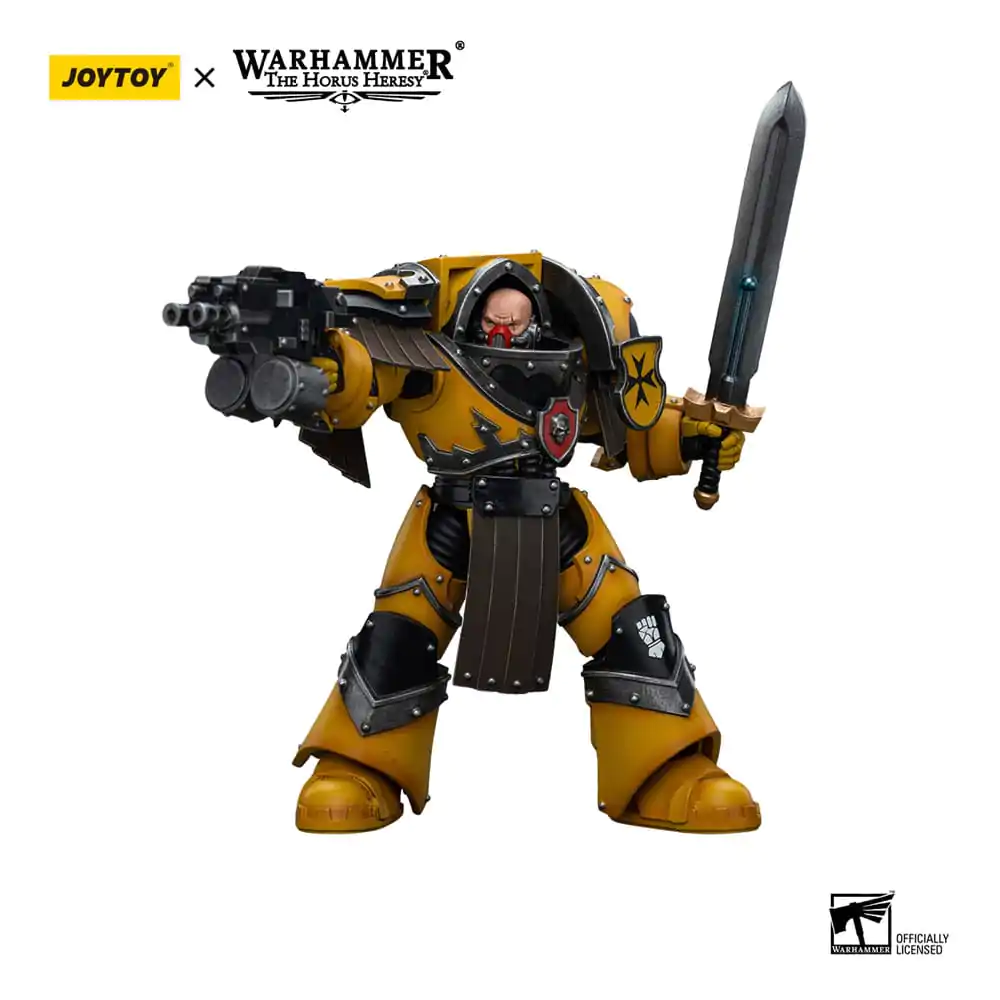 Warhammer The Horus Heresy akcijska figura 1/18 Imperial Fists Legion Cataphractii Terminator Squad Legion Cataphractii Narednik s Power Sword 12 cm fotografija proizvoda