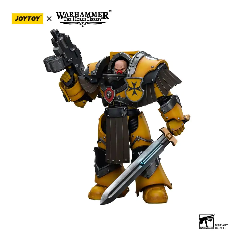 Warhammer The Horus Heresy akcijska figura 1/18 Imperial Fists Legion Cataphractii Terminator Squad Legion Cataphractii Narednik s Power Sword 12 cm fotografija proizvoda