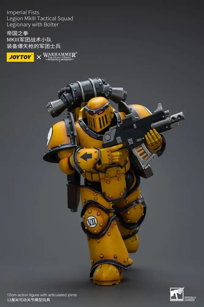 Warhammer The Horus Heresy akcijska figura 1/18 Imperial Fists Legion MkIII Tactical Squad Legionary s Bolterom 12 cm fotografija proizvoda