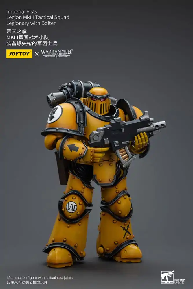 Warhammer The Horus Heresy akcijska figura 1/18 Imperial Fists Legion MkIII Tactical Squad Legionary s Bolterom 12 cm fotografija proizvoda