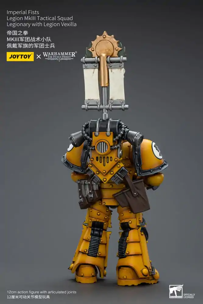 Warhammer The Horus Heresy akcijska figura 1/18 Imperial Fists Legion MkIII Tactical Squad Legionar s Legion Vexilla 12 cm fotografija proizvoda