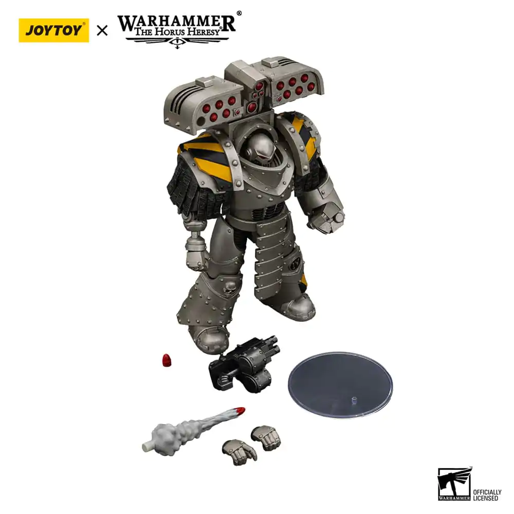 Warhammer The Horus Heresy akcijska figura 1/18 Iron Warriors Tyrant Siege Master Terminator s bacačem raketa 14 cm fotografija proizvoda