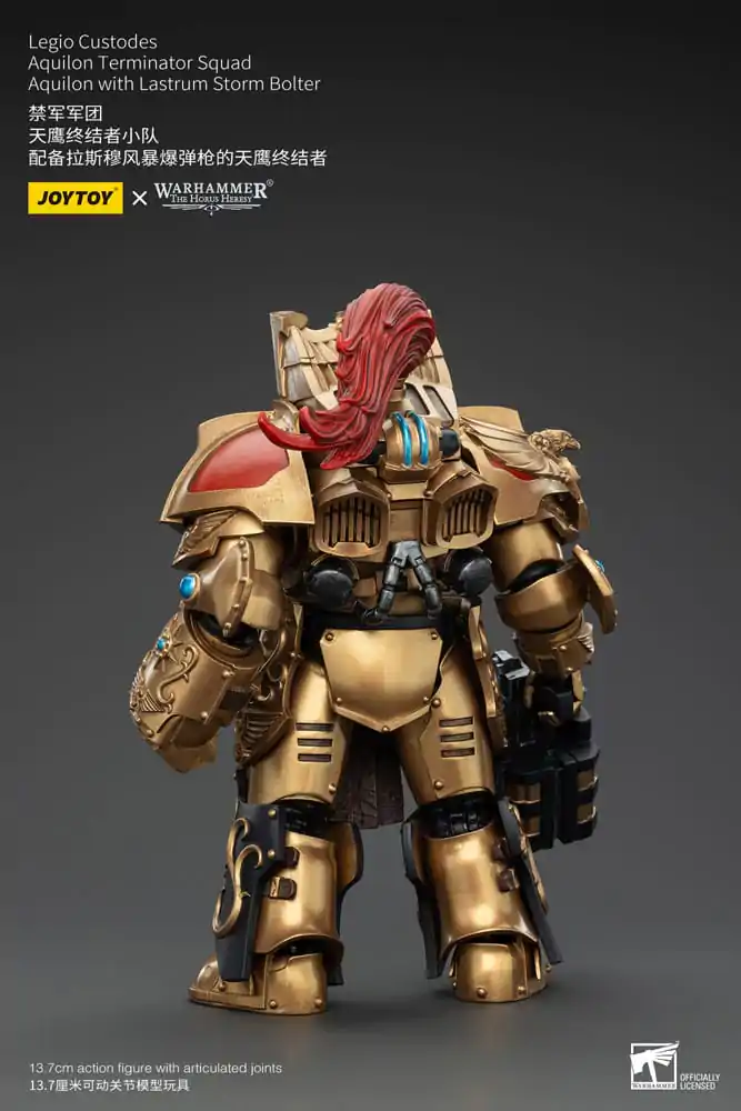 Warhammer The Horus Heresy akcijska figura 1/18 Legio Custodes Aquilon Terminator Squad Aquilon s Lastrum Storm Bolter 14 cm fotografija proizvoda