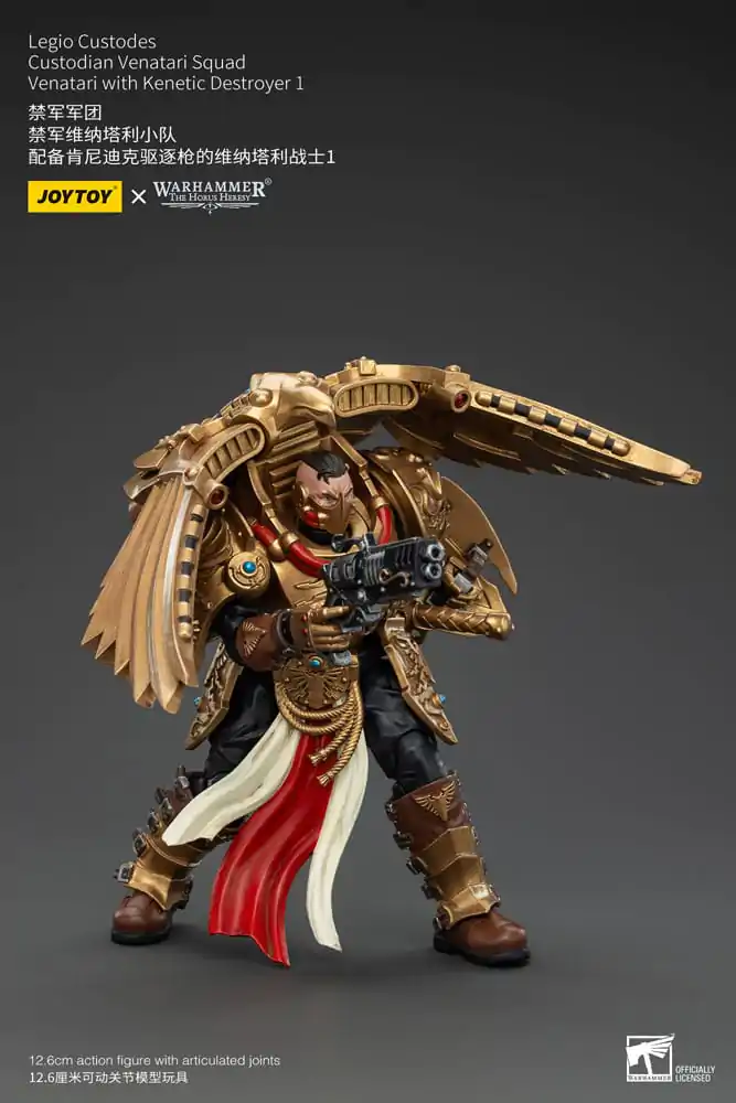 Warhammer The Horus Heresy akcijska figura 1/18 Legio Custodes Custodian Venatari Squad Venatari s Kenetic Destroyer 1 13 cm fotografija proizvoda