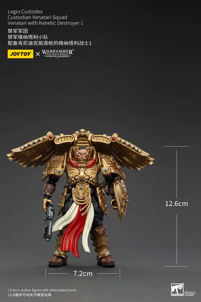 Warhammer The Horus Heresy akcijska figura 1/18 Legio Custodes Custodian Venatari Squad Venatari s Kenetic Destroyer 1 13 cm fotografija proizvoda