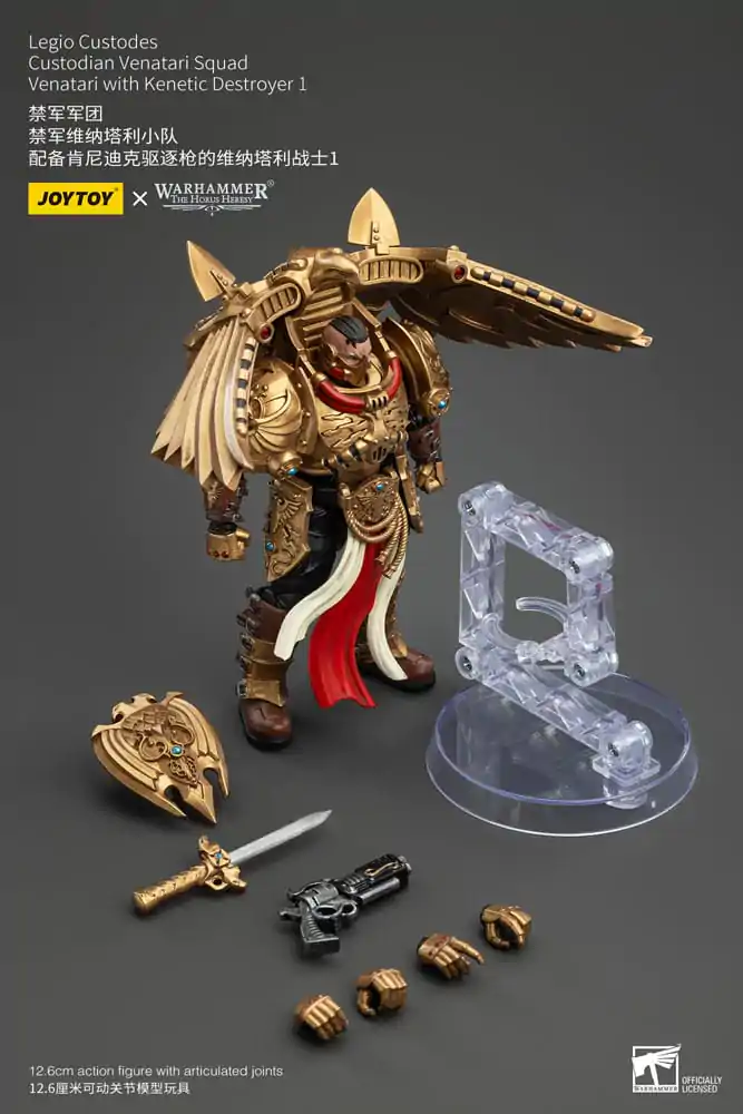 Warhammer The Horus Heresy akcijska figura 1/18 Legio Custodes Custodian Venatari Squad Venatari s Kenetic Destroyer 1 13 cm fotografija proizvoda