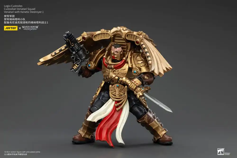 Warhammer The Horus Heresy akcijska figura 1/18 Legio Custodes Custodian Venatari Squad Venatari s Kenetic Destroyer 1 13 cm fotografija proizvoda