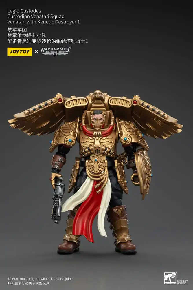 Warhammer The Horus Heresy akcijska figura 1/18 Legio Custodes Custodian Venatari Squad Venatari s Kenetic Destroyer 1 13 cm fotografija proizvoda