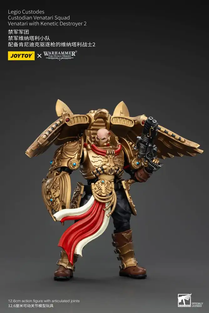 Warhammer The Horus Heresy akcijska figura 1/18 Legio Custodes Custodian Venatari Squad Venatari s Kenetic Destroyer 2 13 cm fotografija proizvoda