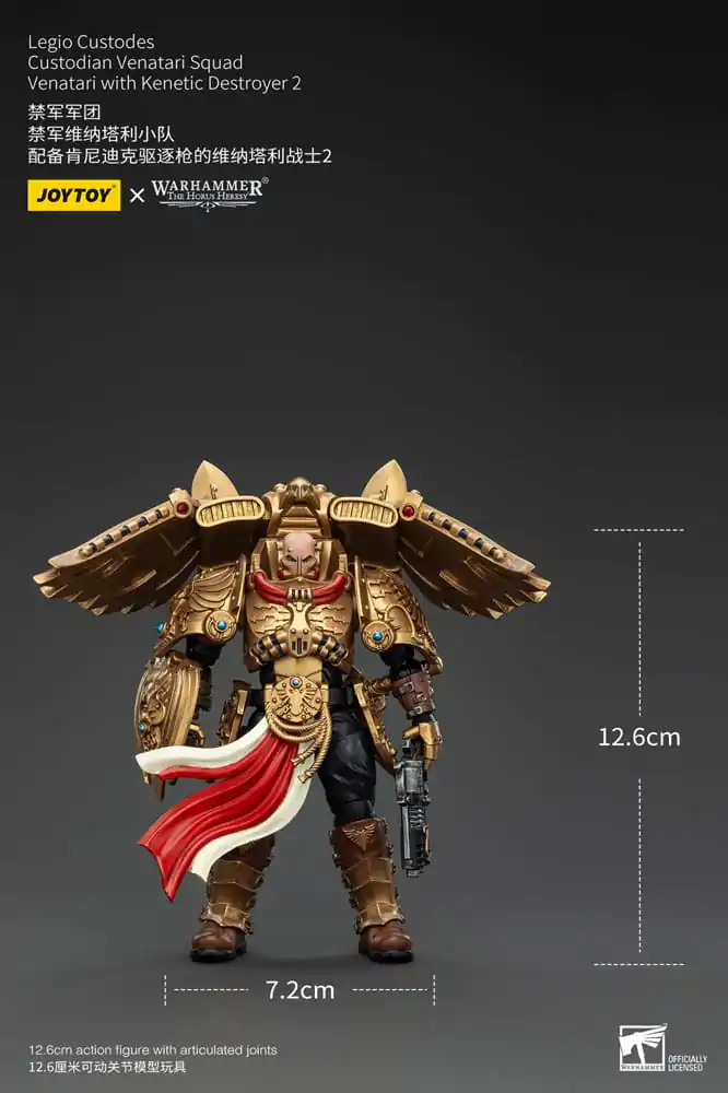 Warhammer The Horus Heresy akcijska figura 1/18 Legio Custodes Custodian Venatari Squad Venatari s Kenetic Destroyer 2 13 cm fotografija proizvoda