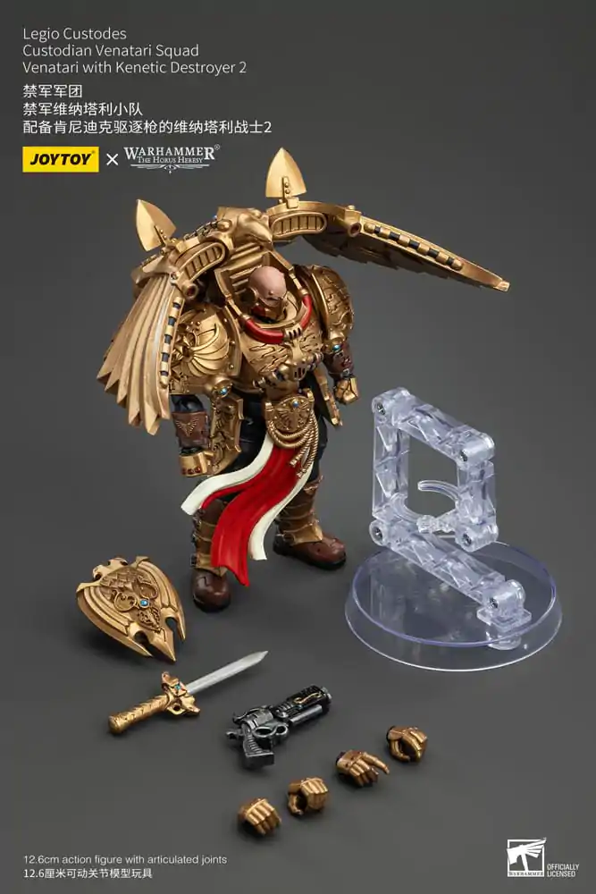 Warhammer The Horus Heresy akcijska figura 1/18 Legio Custodes Custodian Venatari Squad Venatari s Kenetic Destroyer 2 13 cm fotografija proizvoda