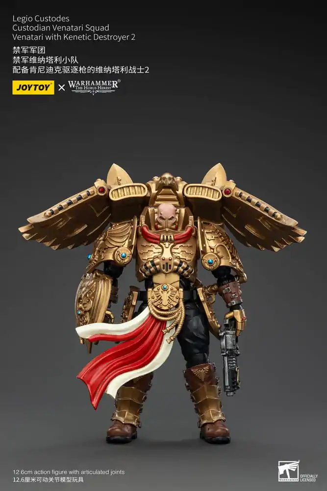 Warhammer The Horus Heresy akcijska figura 1/18 Legio Custodes Custodian Venatari Squad Venatari s Kenetic Destroyer 2 13 cm fotografija proizvoda