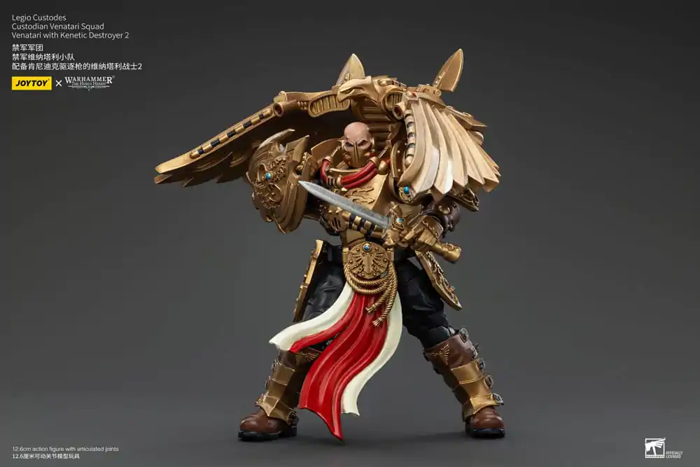 Warhammer The Horus Heresy akcijska figura 1/18 Legio Custodes Custodian Venatari Squad Venatari s Kenetic Destroyer 2 13 cm fotografija proizvoda