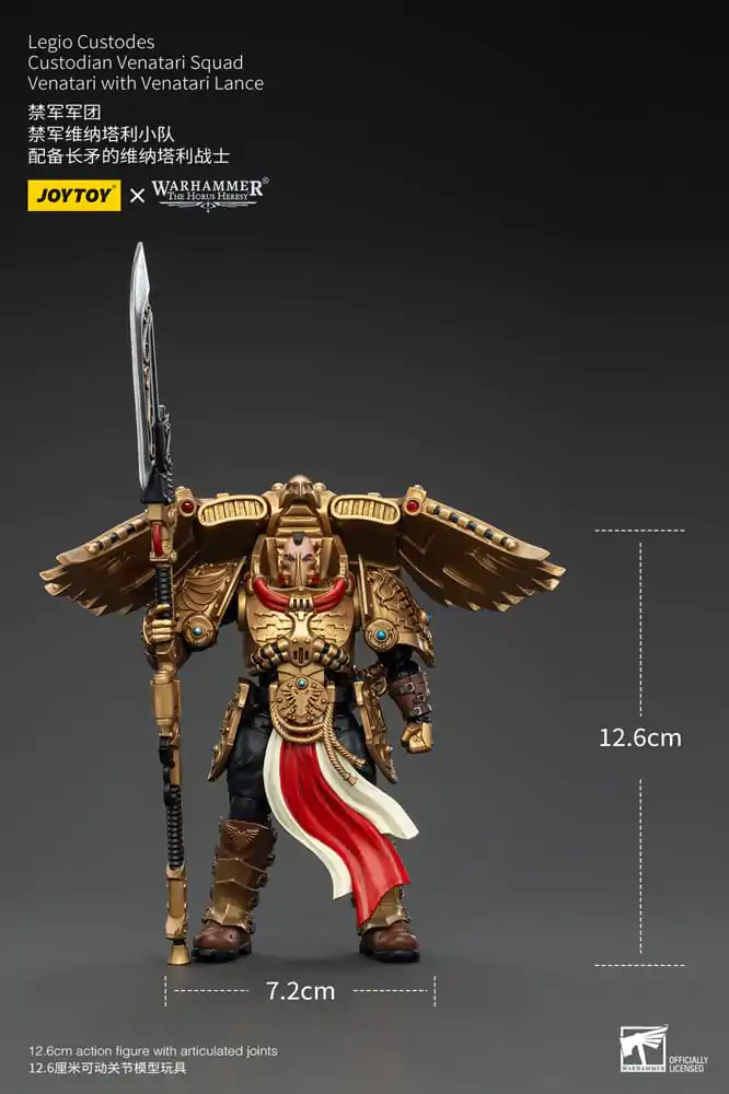 Warhammer The Horus Heresy akcijska figura 1/18 Legio Custodes Custodian Venatari Vod Venatari s Venatari kopljem 13 cm fotografija proizvoda