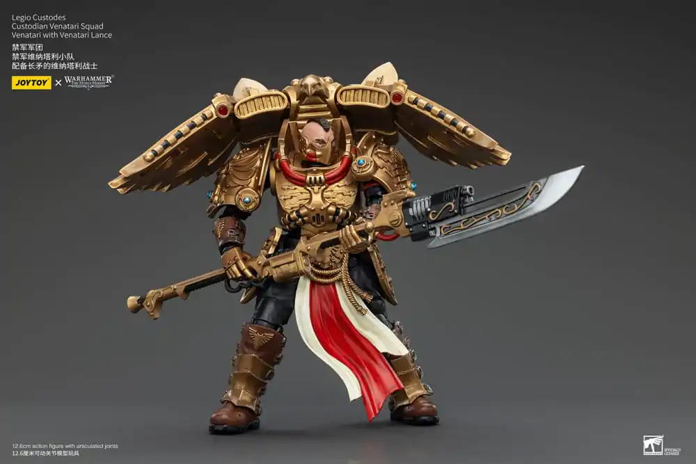 Warhammer The Horus Heresy akcijska figura 1/18 Legio Custodes Custodian Venatari Vod Venatari s Venatari kopljem 13 cm fotografija proizvoda