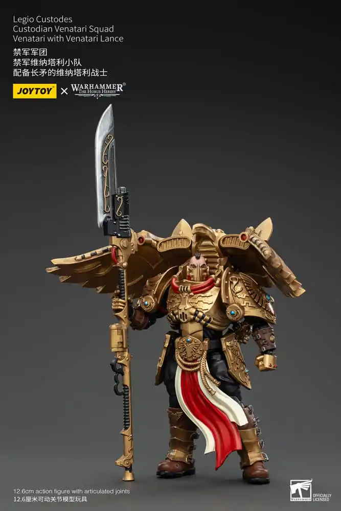 Warhammer The Horus Heresy akcijska figura 1/18 Legio Custodes Custodian Venatari Vod Venatari s Venatari kopljem 13 cm fotografija proizvoda