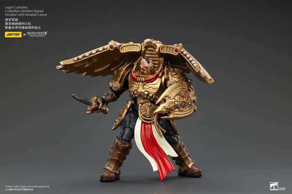 Warhammer The Horus Heresy akcijska figura 1/18 Legio Custodes Custodian Venatari Vod Venatari s Venatari kopljem 13 cm fotografija proizvoda