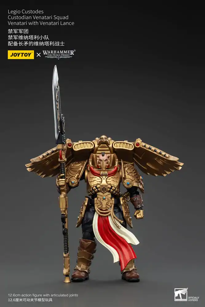 Warhammer The Horus Heresy akcijska figura 1/18 Legio Custodes Custodian Venatari Vod Venatari s Venatari kopljem 13 cm fotografija proizvoda