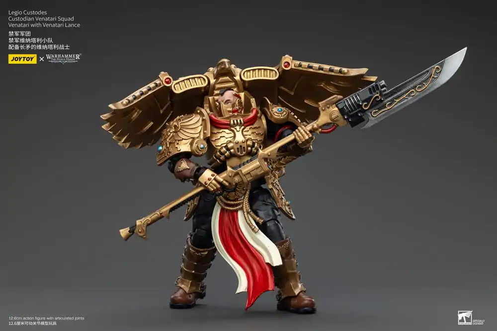 Warhammer The Horus Heresy akcijska figura 1/18 Legio Custodes Custodian Venatari Vod Venatari s Venatari kopljem 13 cm fotografija proizvoda