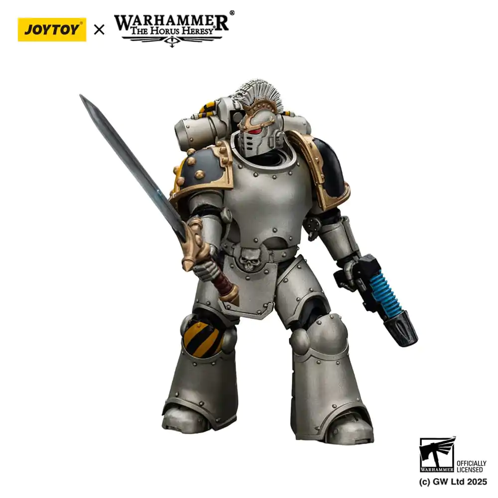 Warhammer The Horus Heresy Action figura 1/18 Iron Warriors Command Squad Chosen s Legion Standardom 12 cm fotografija proizvoda