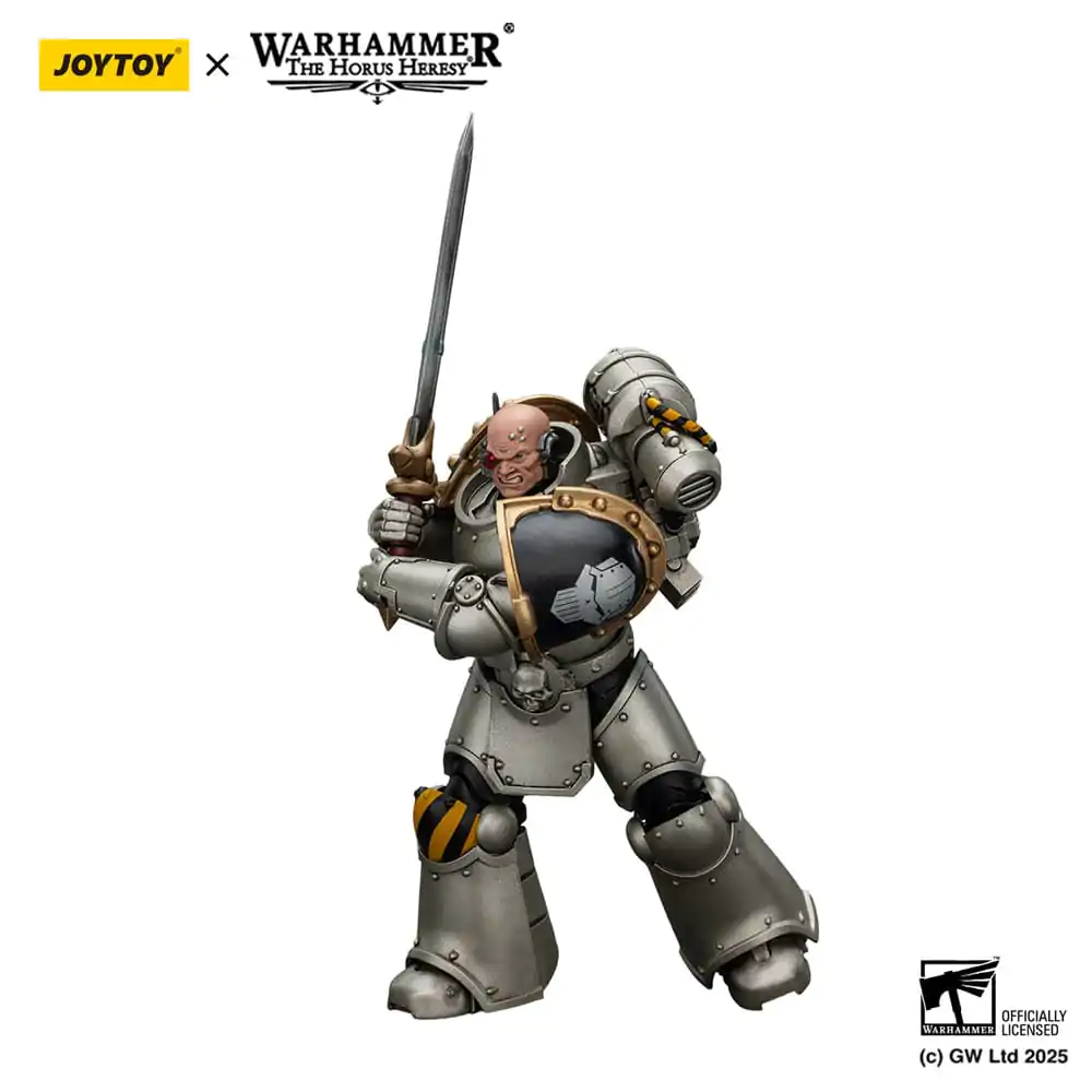 Warhammer The Horus Heresy Action figura 1/18 Iron Warriors Command Squad Chosen s Legion Standardom 12 cm fotografija proizvoda