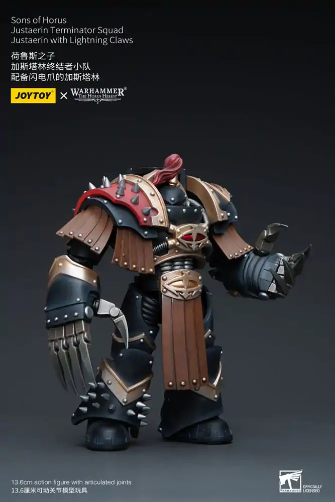 Warhammer The Horus Heresy akcijska figura 1/18 Sons of Horus Justaerin Terminator odred Justaerin s pandžama munja 12 cm fotografija proizvoda