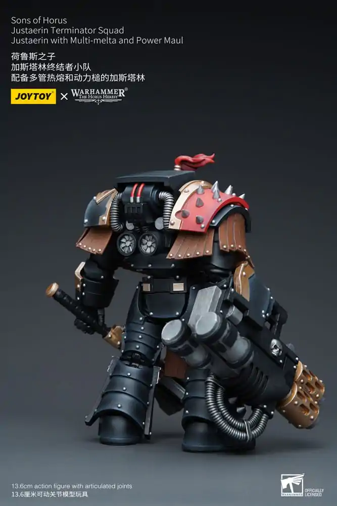 Warhammer The Horus Heresy akcijska figura 1/18 Sons of Horus Justaerin Terminator Squad Justaerin s Multi-melta i Power MauL 12 cm fotografija proizvoda