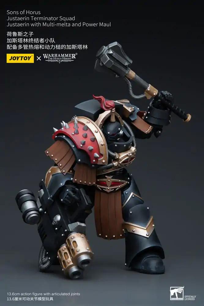 Warhammer The Horus Heresy akcijska figura 1/18 Sons of Horus Justaerin Terminator Squad Justaerin s Multi-melta i Power MauL 12 cm fotografija proizvoda