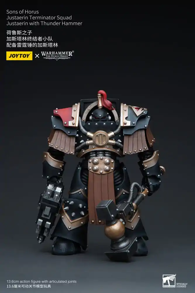 Warhammer The Horus Heresy akcijska figura 1/18 Sons of Horus Justaerin Terminator odred Justaerin s čekićem groma 12 cm fotografija proizvoda