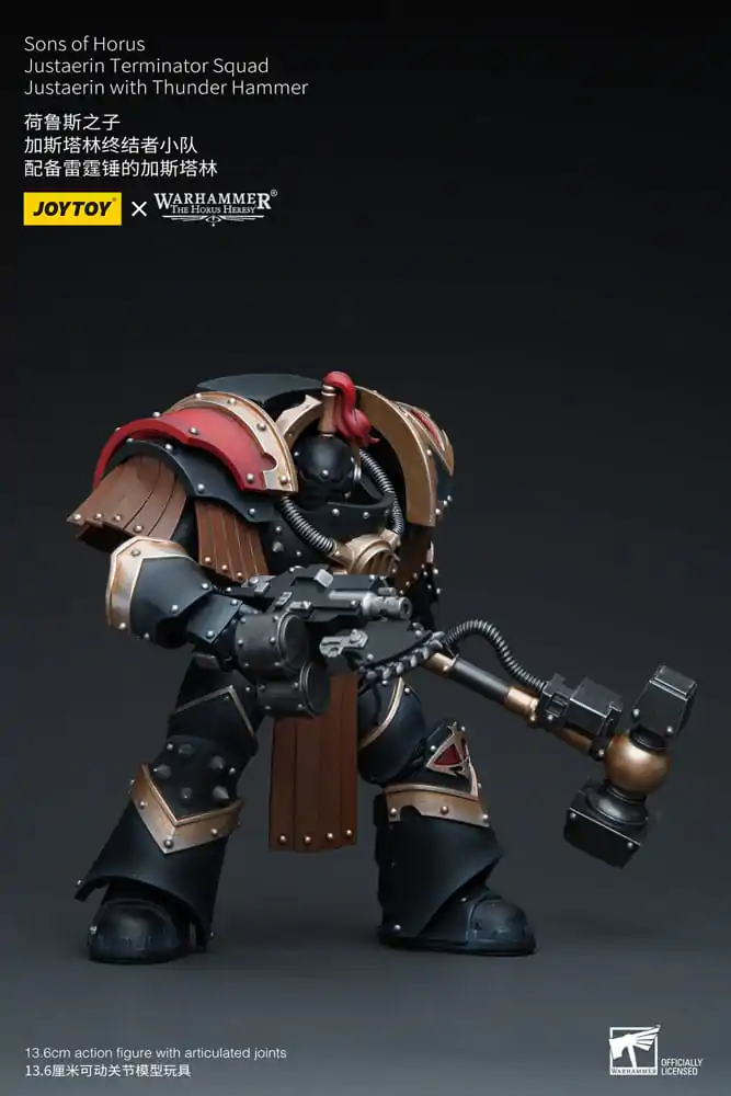 Warhammer The Horus Heresy akcijska figura 1/18 Sons of Horus Justaerin Terminator odred Justaerin s čekićem groma 12 cm fotografija proizvoda