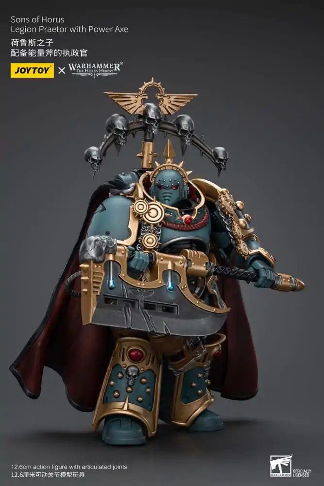 Warhammer The Horus Heresy akcijska figura 1/18 Sons of Horus Legion Praetor with Power Axe 12 cm fotografija proizvoda