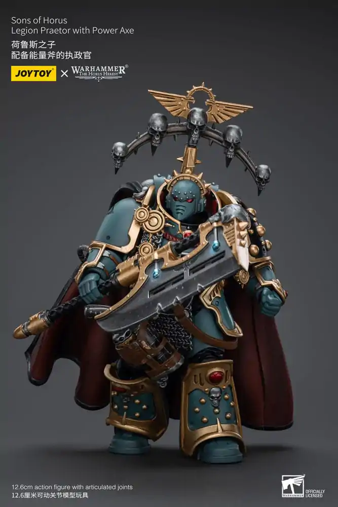 Warhammer The Horus Heresy akcijska figura 1/18 Sons of Horus Legion Praetor with Power Axe 12 cm fotografija proizvoda