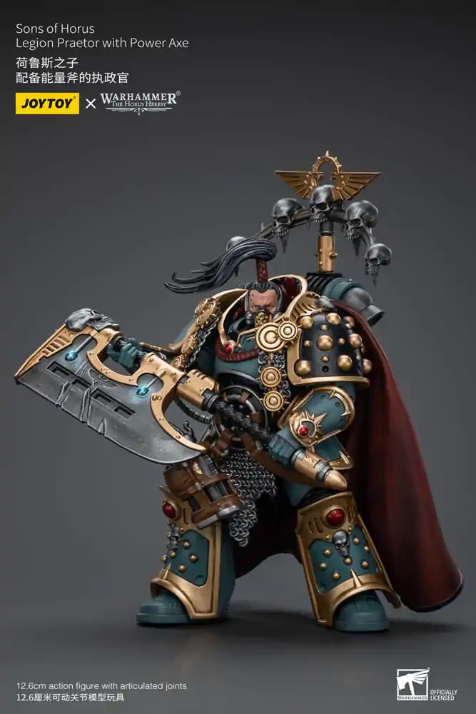 Warhammer The Horus Heresy akcijska figura 1/18 Sons of Horus Legion Praetor with Power Axe 12 cm fotografija proizvoda