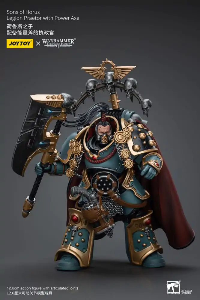 Warhammer The Horus Heresy akcijska figura 1/18 Sons of Horus Legion Praetor with Power Axe 12 cm fotografija proizvoda