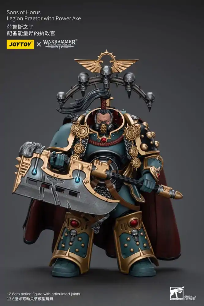 Warhammer The Horus Heresy akcijska figura 1/18 Sons of Horus Legion Praetor with Power Axe 12 cm fotografija proizvoda