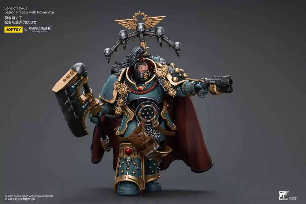 Warhammer The Horus Heresy akcijska figura 1/18 Sons of Horus Legion Praetor with Power Axe 12 cm fotografija proizvoda
